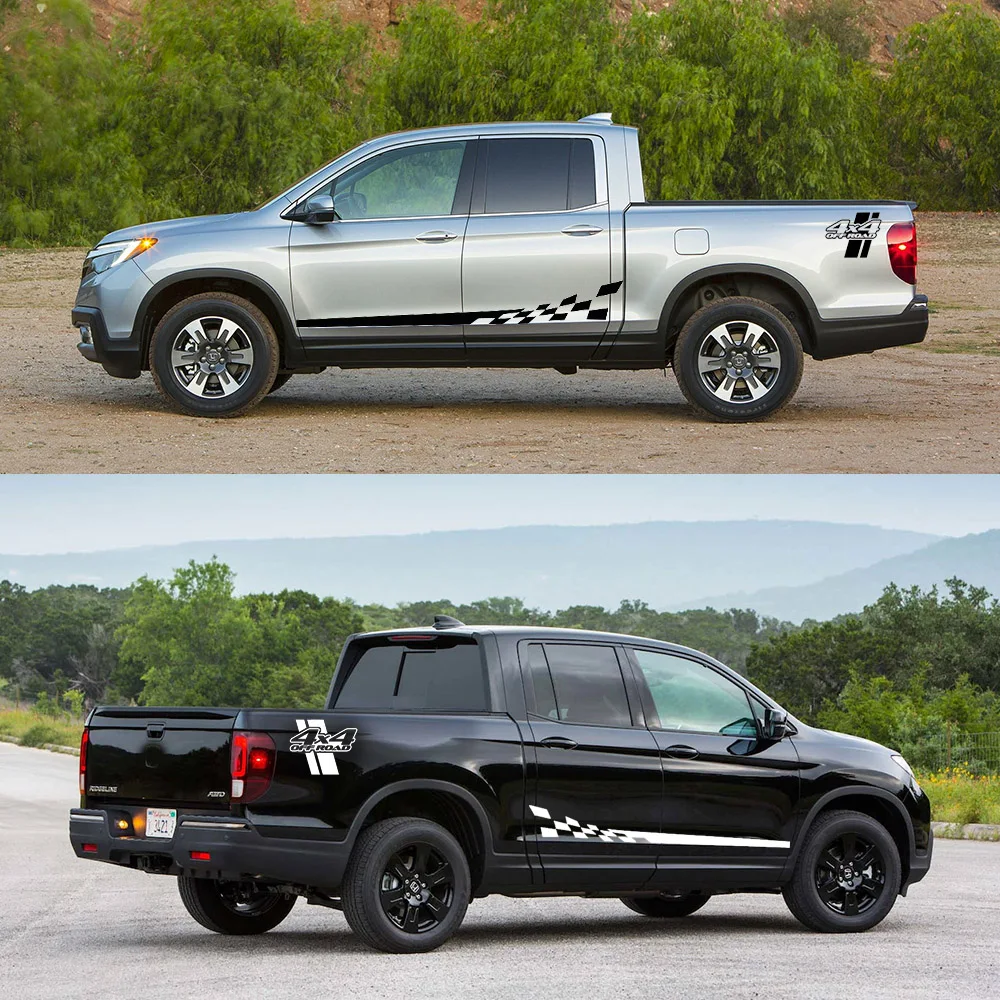 Honda Ridgeline Off Road >> Us 38 64 30 Off 4pcs Sets Decal Sticker Side Stripes Graphics Honda Ridgeline Off Road >> Us 38 64 30 Off 4pcs Sets Decal Sticker Side Stripes Graphics