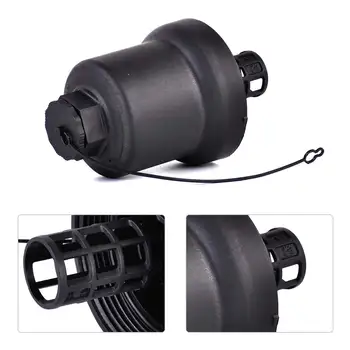 

CITALL Plastic Front Oil Filter Cap Housing Replaces fit for VW Passat Jetta Eos GTI Rabbit CC Tiguan R32 06D115408B 917-049