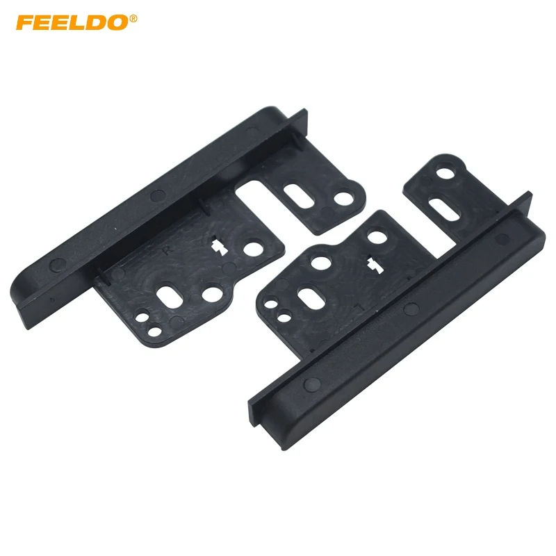 

FEELDO Universal Bracket For Toyota 2Din Radio Stereo(202*102mm~178*102mm) Panel Fascia Mounting Trim Kit Refit #HQ1662