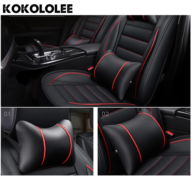 kokololee Leather Car Seat Covers for suzuki grand vitara mercedes rx 570 gg rx580 bmw e34 Automotive seat cover car-styling