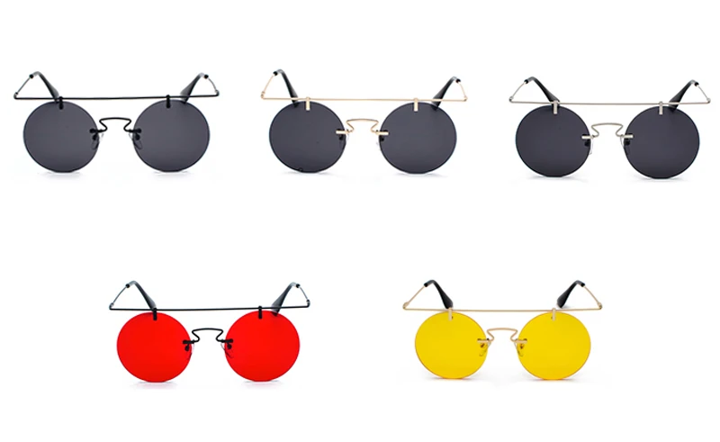 rimless sunglasses for women brand designer detail (3)