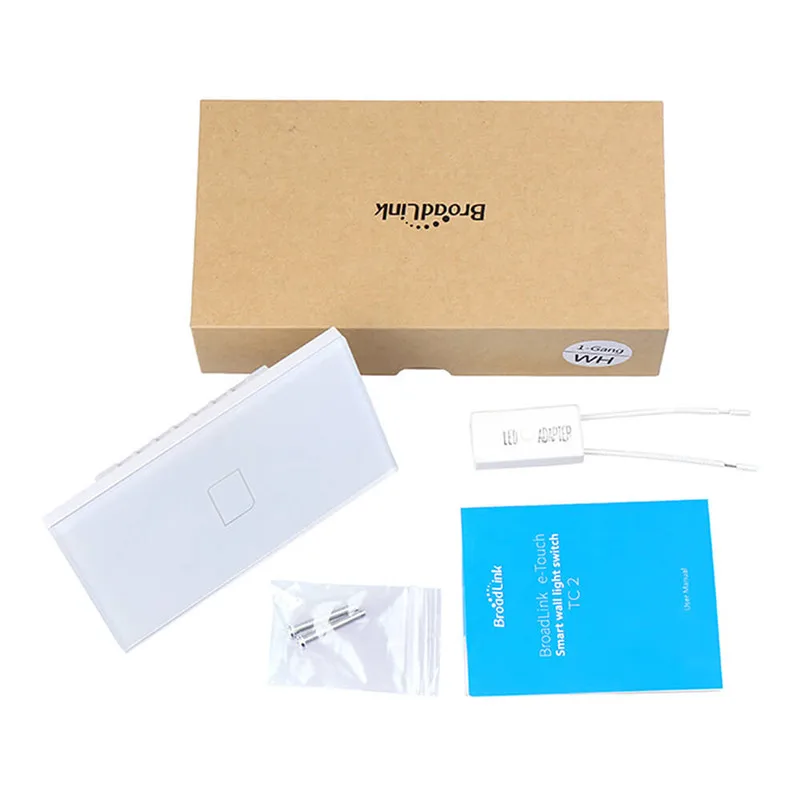 

Broadlink TC2 1 2 3 Gang Touch US Plug Wall Wifi Smart Light Control Switch for Smart Home Wireless Remote Switch Control