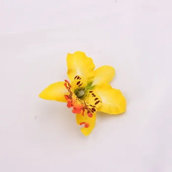 

30pcs 7cm Artificial Thai Orchid Phalaenopsis Silk Flowers Heads for Hair clip wedding decoration Floral