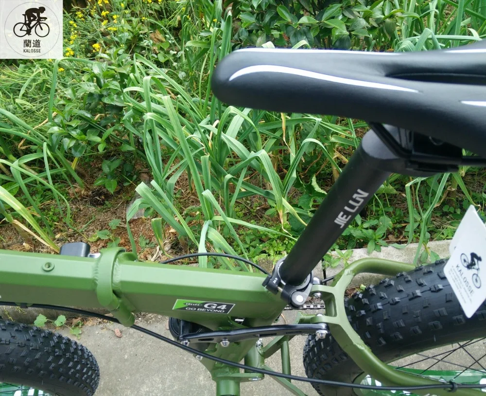 Perfect Kalosse Folding aluminum  frame   Snow/beach   folding bicycle  26*4.0 inch   21/24/27/30 speed  26*17inch  mountain bicycle 8