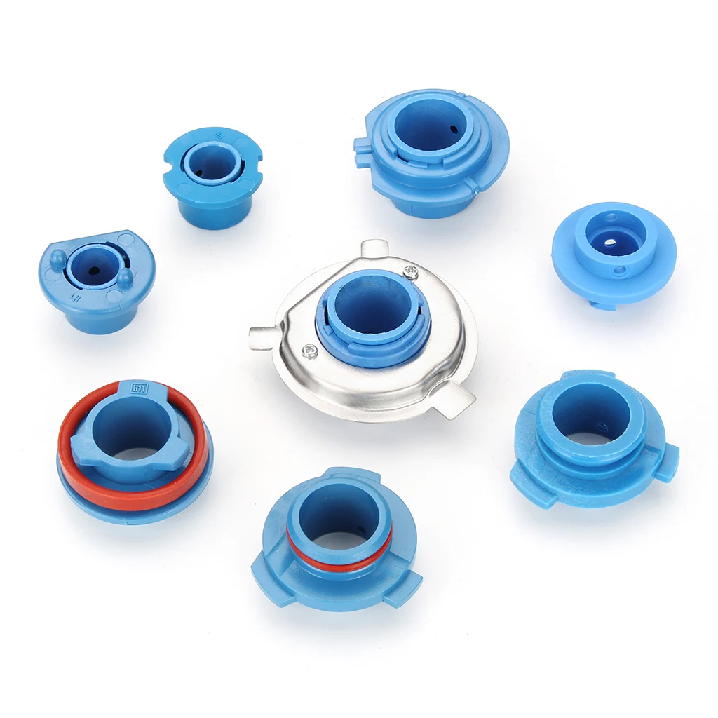2Pcs LED Headlight Bulb Base Adapter Socket Retainer Car Conversion Kit Auto Replacement Parts 