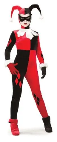red and black joker costume