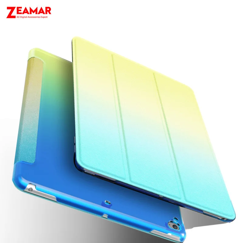 

Rainbow Gradient Smart Magnetic Cover For iPad Mini 1 2 3 4 Case Leather Shockproof Hard Back Case Coque For iPad Mini 4 3 2 1