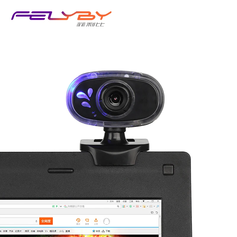 

USB Web Cam Webcam HD 1200 Megapixel PC Camera with Absorption Microphone MIC for Skype for Android TV Rotatable Computer Camera