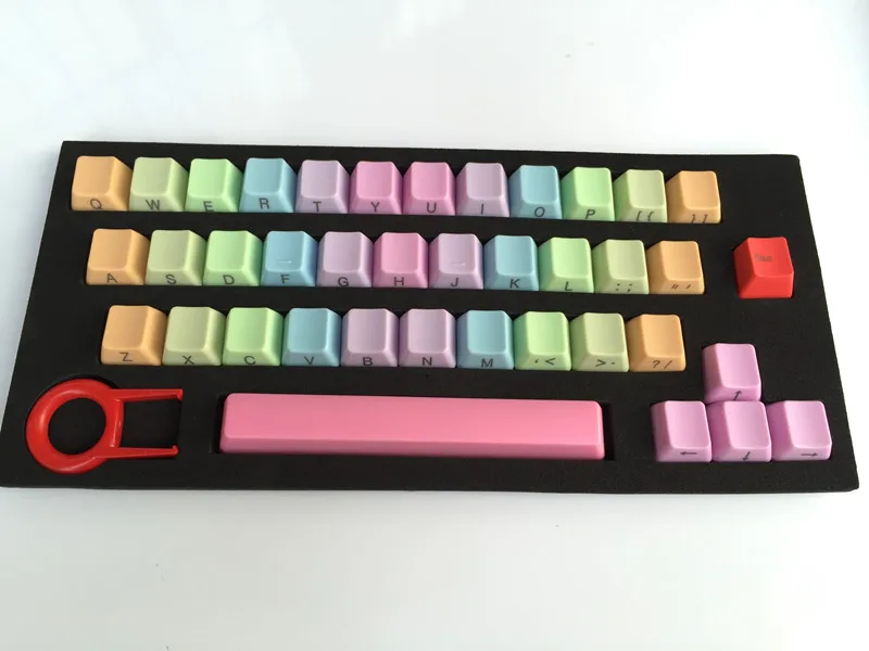 Side printed Top printed Blank ABS 37 Keycaps plus Spacebar ESC Keycap