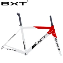 BXT T800 карбоновая рама для шоссейного велосипеда, велосипедная Рама, супер светильник 980g Di2/Механическая гоночная карбоновая рама