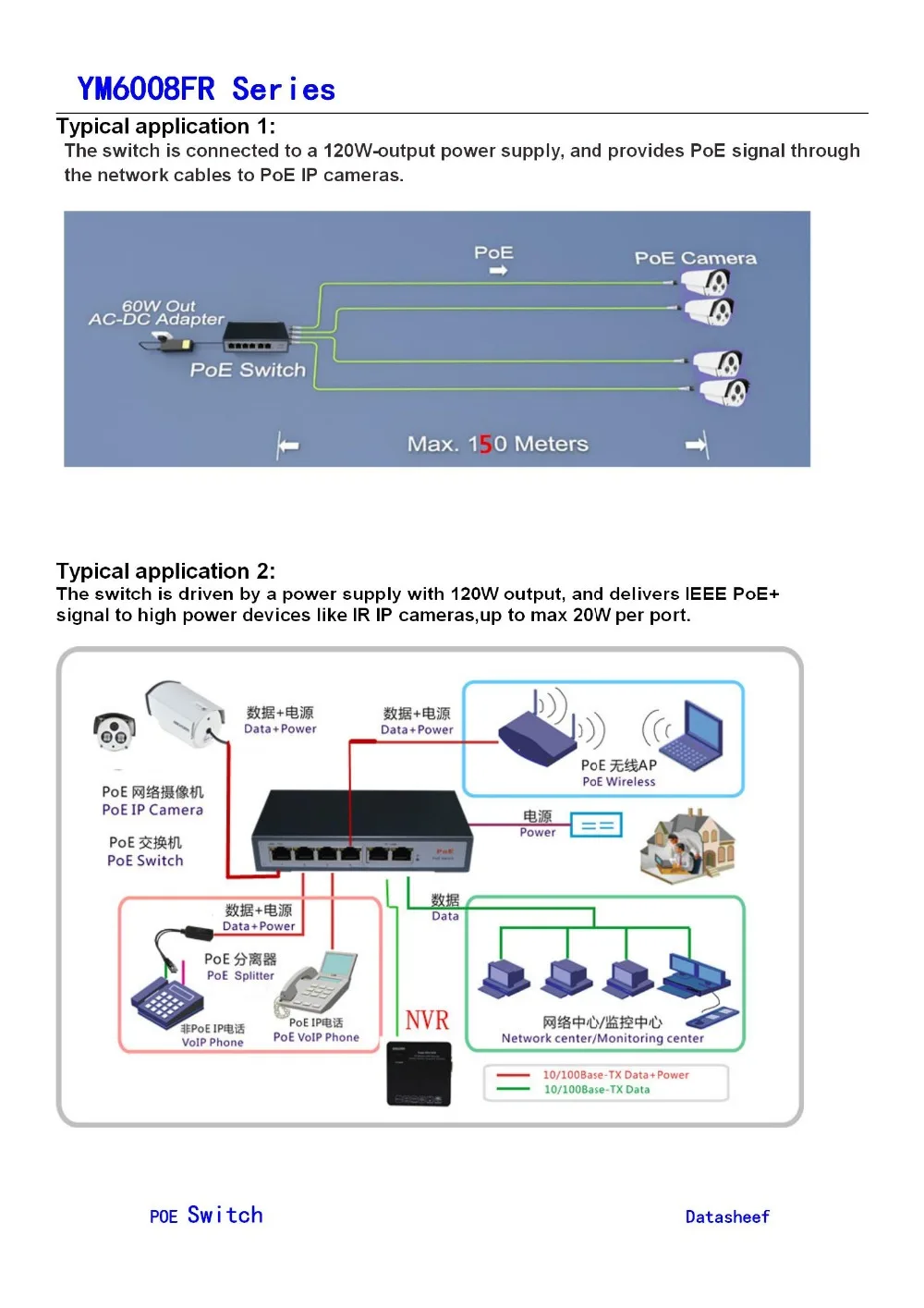 10-Port fast Ethernet Switch 8-Port POE picture 03