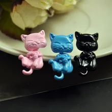 1 шт. Новая мода милый кот животные в форме уха шпилька 3 цвета для женщин девушка милые ювелирные изделия