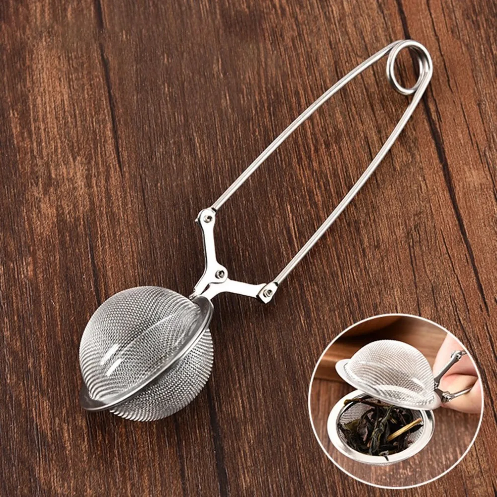 Stainless steel wire Clip Tea ball Seasoning Ball Tea Filter health and