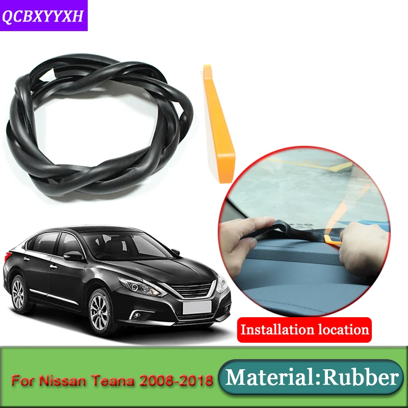 Автостайлинг для Nissan Teana 2008- анти-звуконепроницаемые не пропускающие шума пылезащитные панели автомобиля Лобовое стекло уплотнительные полосы авто аксессуары