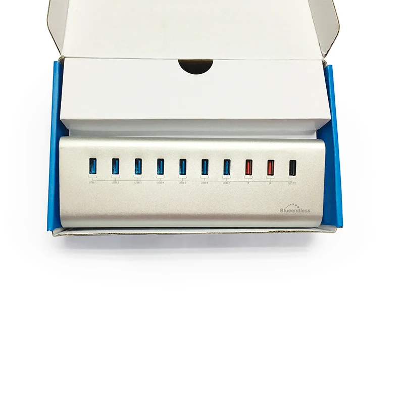 Мульти usb 3 0 концентратор 10 портов разветвитель ведущий USB A/type C SD карта адаптер