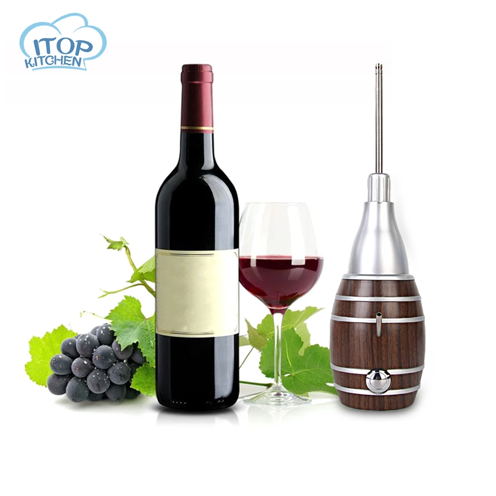 

Electric Decanter Wine Pourer Cider Pump Apple Design with Food Grade Stainless Steel Sucker Wine Accessories Home Bar Barwa