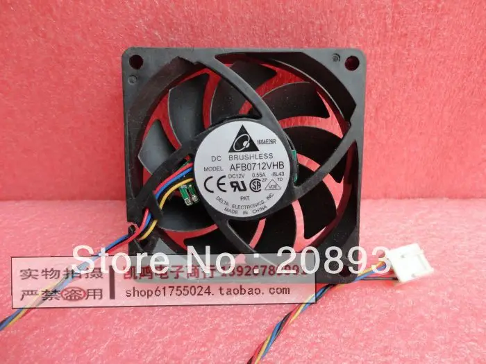 

For Delta Delta AFB0712VHB 12V 0.55A 7015 7CM CPU temperature control chassis +cooling fan