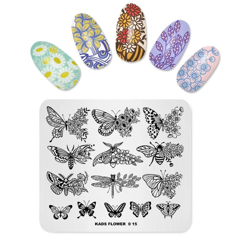 1 шт. трафарет для стемпинга ногтей 7 х8 см|stamping tool|image stampnail stamping plates |