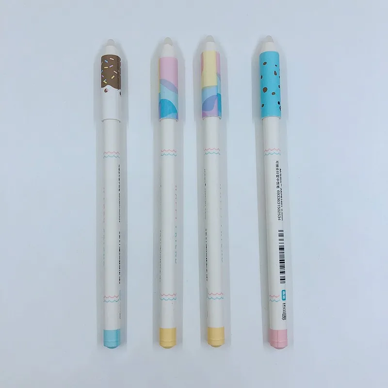 4 шт./лот) M& G Милая мультяшная 0,5 мм Волшебная стираемая гелевая ручка с синими чернилами Kawaii корейские канцелярские принадлежности для детей, инструменты для письма B1401 - Цвет: 4 Blue Pen