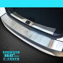 Inner Rear Bumper Protector Sill Trunk Tread Plate For Ford Escape.// Kuga 17-18