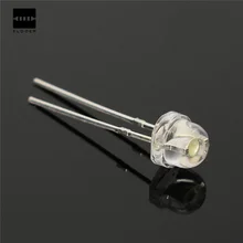 Новинка 100 шт F5 5 мм 23 мм белая соломенная шляпа супер яркий светодиодный светильник лампа Ассортимент Комплект для дома цена