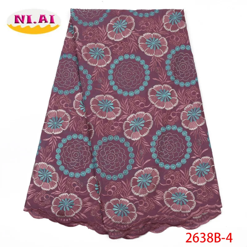 

Swiss Voile Cotton Lace Fabric Popular African Swiss Voile Lace In Switzerland 2019 High Quality Swiss Lace Material XY2638B-4