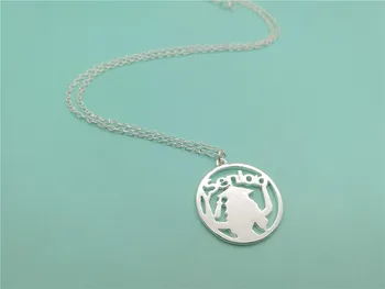 

10PCS Senior Letter Word Necklace in Circle Round Doctor Hat Senior Graduation Necklaces for Graduated Souvenir Gifts