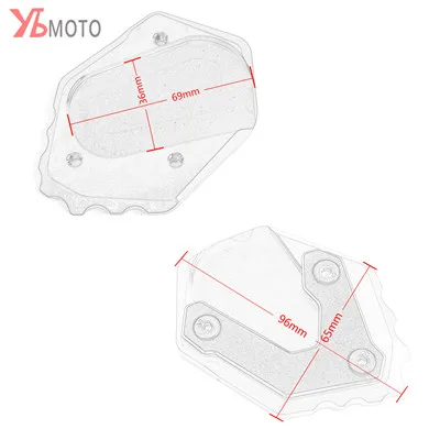 Мотоциклы боковая подставка увеличитель пластина подножка увеличение расширение для BMW F750GS 750 1250 R1200GS LC ADV R1250GS GS