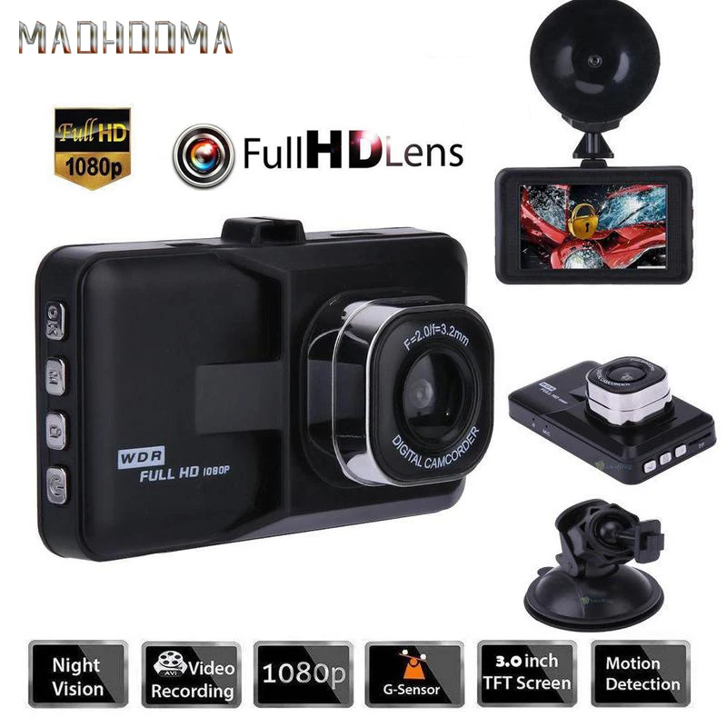 

3 Inch Dash cam Full HD 1080P Car Driving Recorder Vehicle Camera DVR EDR Dashcam With Motion Detection Night Vision G Sensor