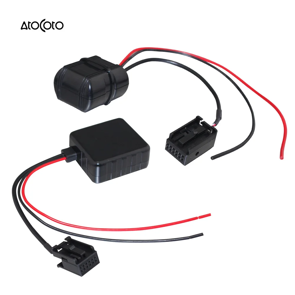 Car Bluetooth Module for Ford Focus Fiesta Radio Stereo Aux Cable Adapter with Filter Wireless Audio Input