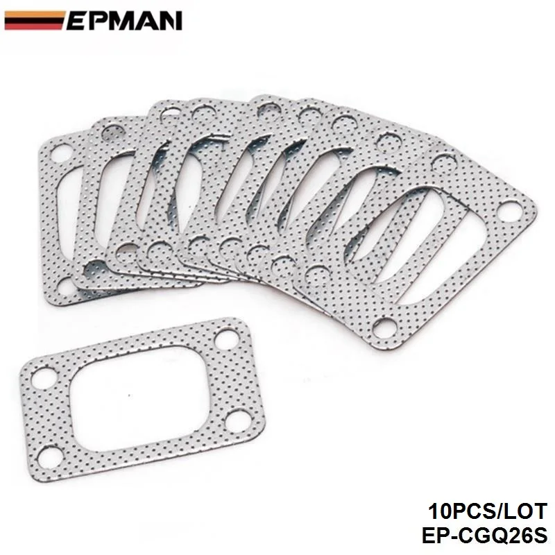 EPMAN - Universal T3 flange T34 T35 T38 GT35 GT35R TURBO Manifold Outlet Graphite Aluminum Gasket EP-CGQ26S