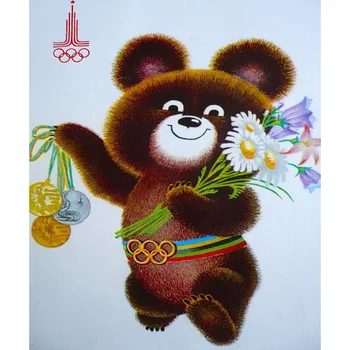 

5D DIY Full Square/round Diamond Painting Olympic bear Embroidery Cross Stitch Rhinestone Mosaic Home Decor