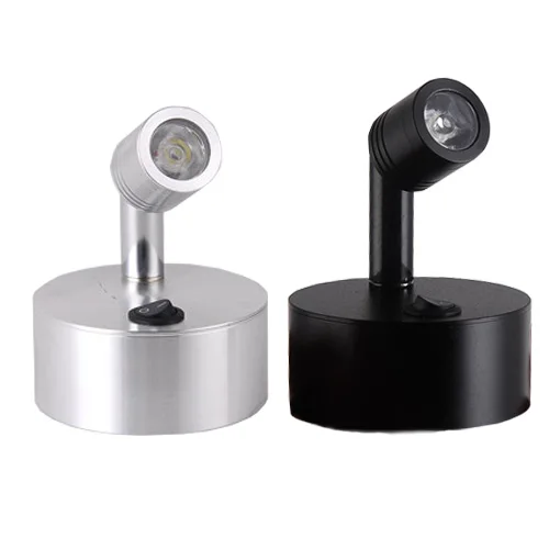 3W LED Picture Light Battery-Powered Lamp Button Spotlight Wireless Jewelry Shop