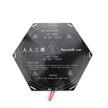 Horizon Elephant 3D printer Rostock Kossel Delta Hex heated bed 240 * 270 PCB heated bed hot bed building plate 12V