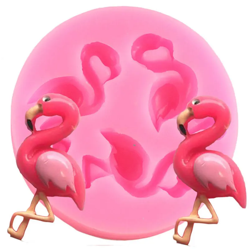 Тропическая тема помадка плесень Фламинго цветок черепаха лист конфеты шоколад силиконовые формы DIY Украшение торта для летней вечеринки инструменты - Цвет: CD424