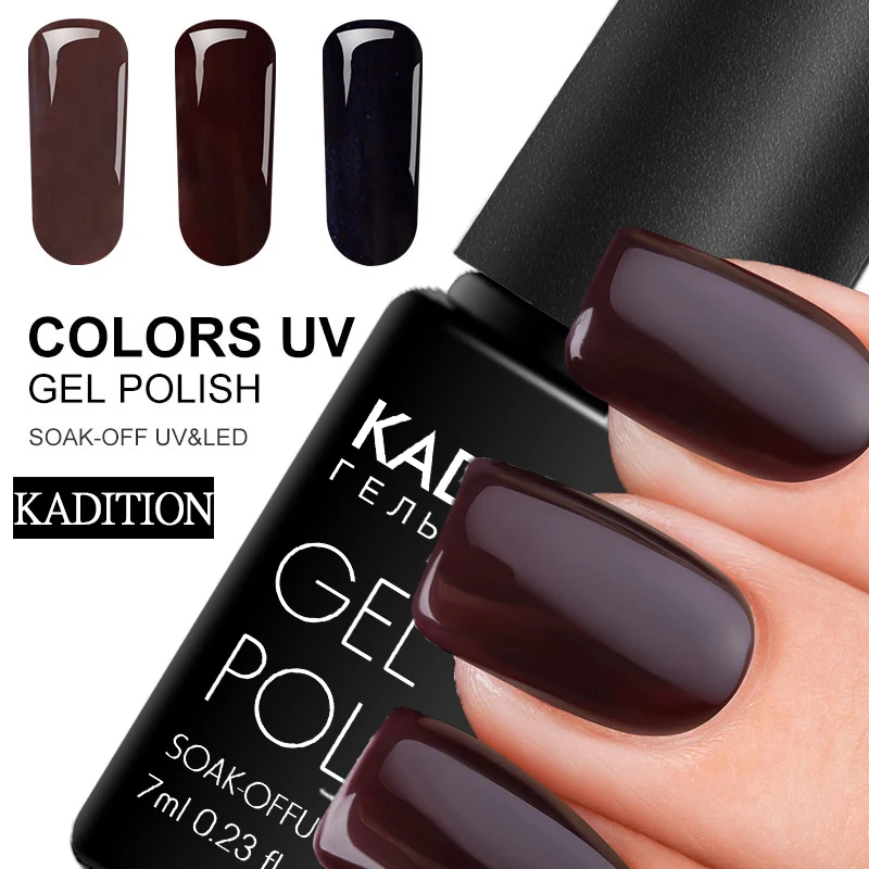 

KADITION 29 Color Gel Paint Nails Art Design Manicure Gellak Soak Off UV LED Gel Nail Polish Nail Art Pure Color Uv Gel Varnish