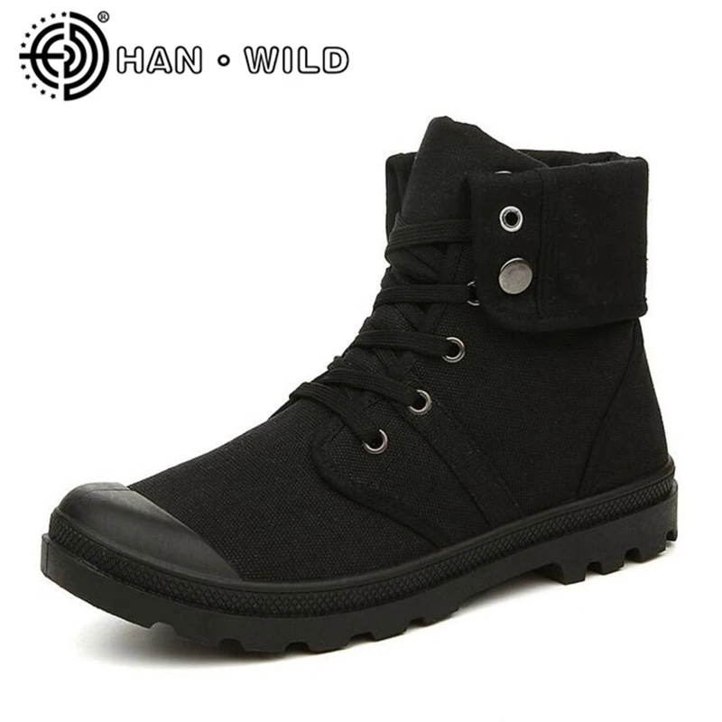 ankle boots military style