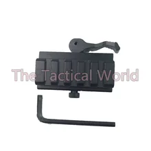 Средний профиль 5 Слот QD Quick Release рычаг Крепление Адаптер стояк 20 мм Вивер Пикатинни Смещение Охота Тактический винтовка область