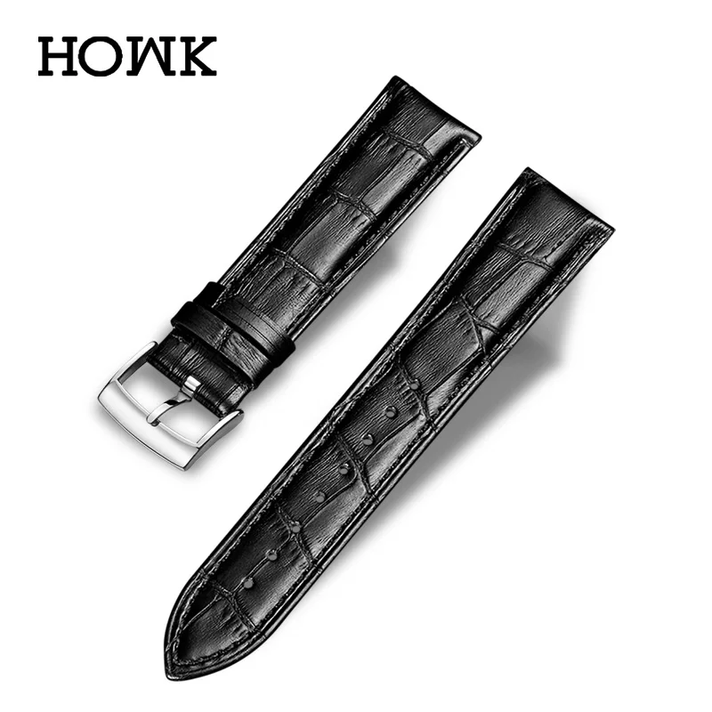 Ремешок кожаный для часов Tissot 24 мм 22 20 мм|watch strap|watchband blackleather watchband |