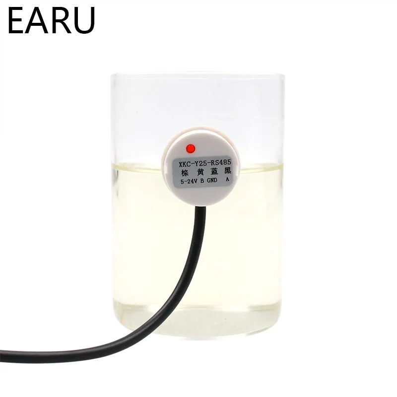 

Water Liquid Level Switch Contactless Detector Outer Adhering Type Level Sensor NPN PNP Rs485 Interface Compatible Power Adapter