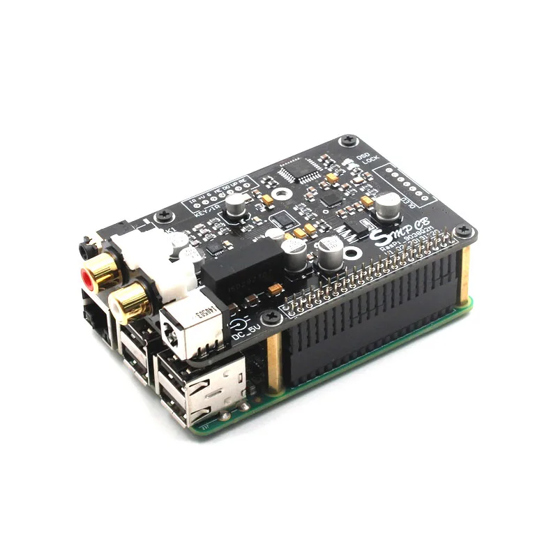 ES9038q2m OPA1612 Op декодер цифровой вещательной платы ies 32bit/384K DSD128 для Raspberry pi 2B 3B 3B+ DAC G3-001