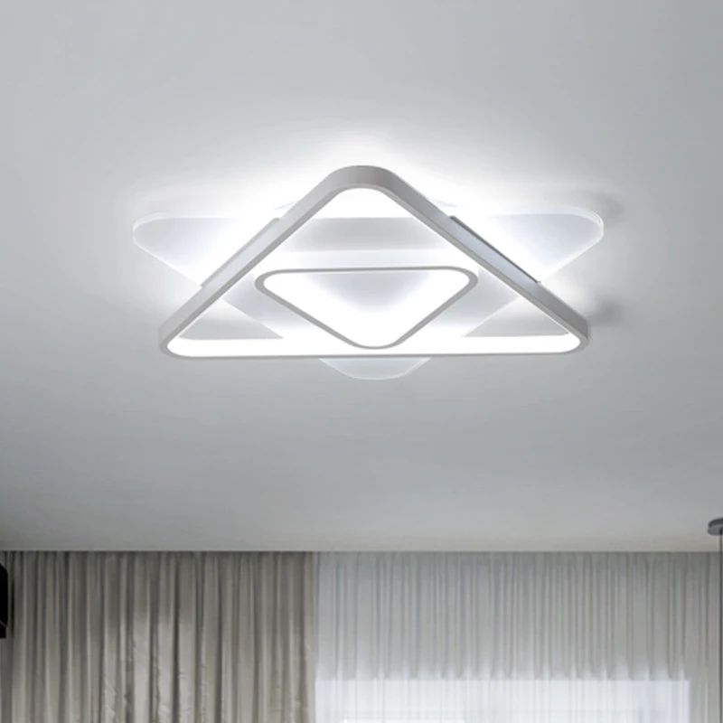 

Modern Chandelier lighting For Living Study Room Bedroom Aluminum Modern Wave Led Ceiling Chandelier lustre lights Chandeliers