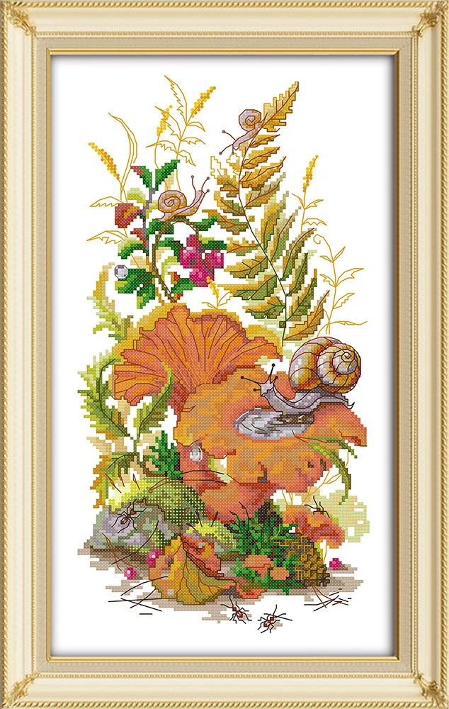 Cross Stitch Set Diy Embroidery Decor Crafts Handmade Needlework Home Thread