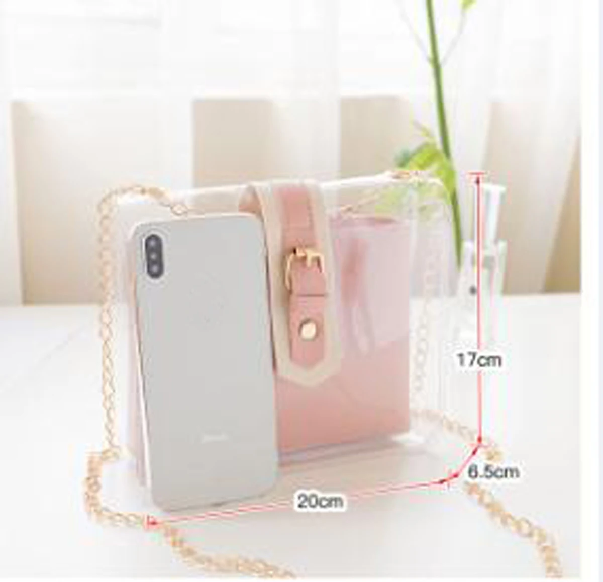 New Women Pvc Transpa Clear Shoulder Bag Tote Jelly Purse Pvc Transpa Clear Shoulder Bag Tote