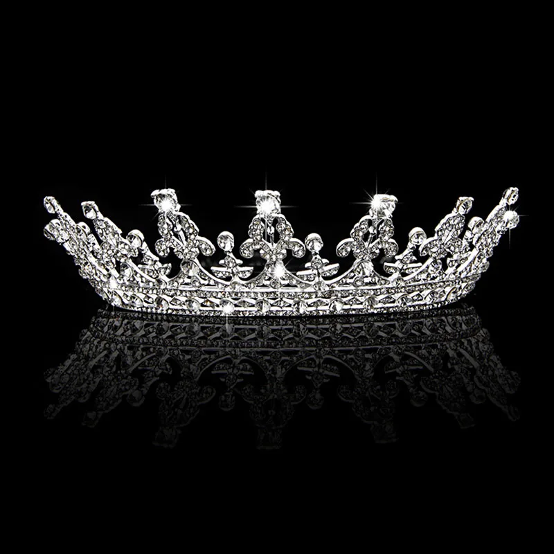 

Trendy Bridal Women Headband Crown Tiaras Wedding Pageant Prom Hair Jewelry W715