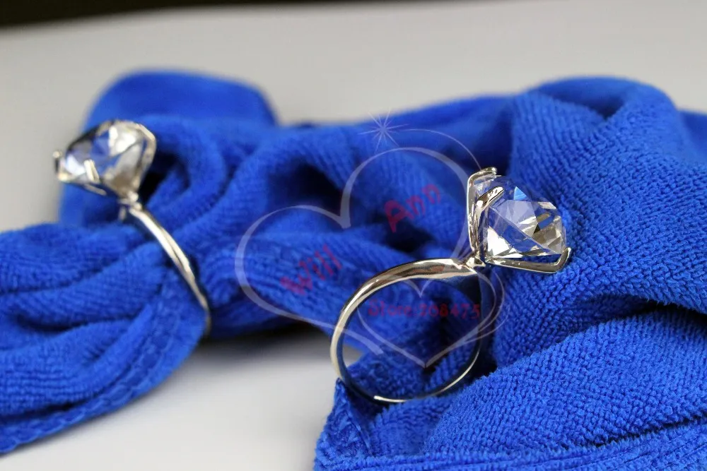 12 шт./лот изысканное алмазное хрустальное кольцо для салфетки для свадебного украшения стола