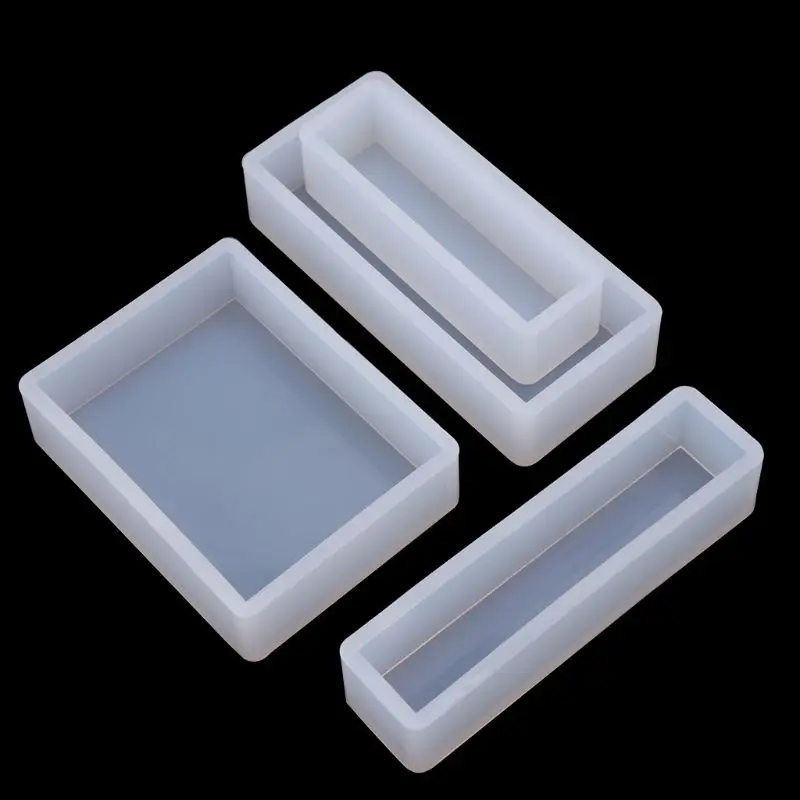 

1 Set Geometric Epoxy Mould Set Square Rectangular DIY Handmade Crafts Silicone Mold Decoration Jewelry Making Molds Y4QB