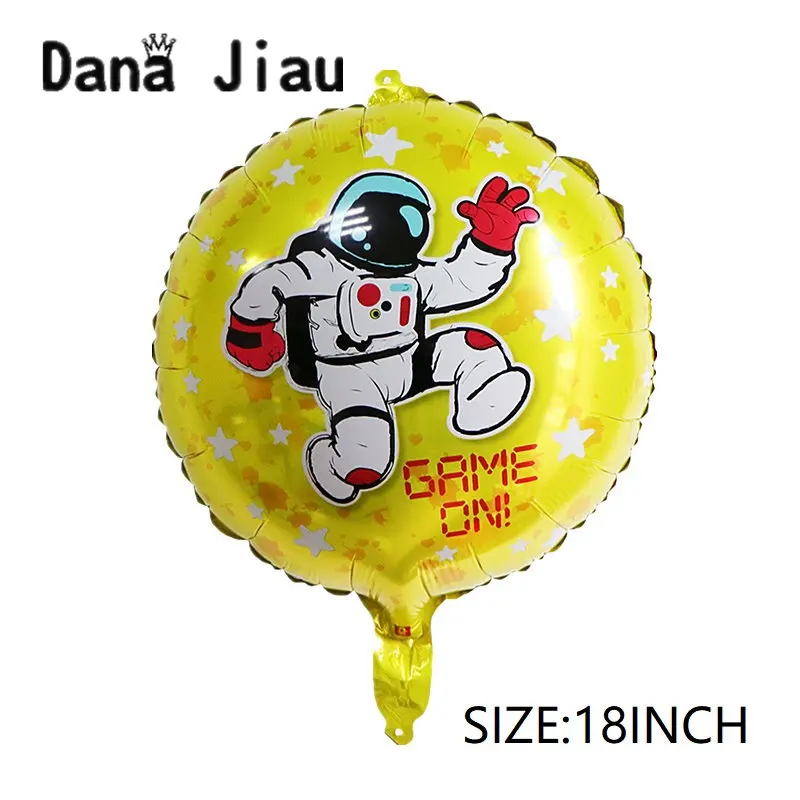 Новая ракета, космонавт Фольга воздушные шары для маленьких мальчиков одежда «Супергерои» за игрушки с днем рождения вечерние украшения Дети космического пространства шарики - Цвет: 4