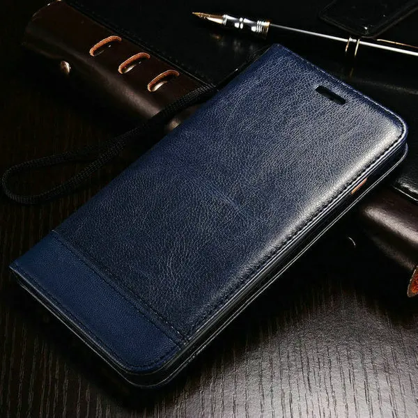 

Leather Magnetic Case for IPhone X 8 5 6 6S 7 Plus Card Wallet Stand Noble Business Smart Holder Flip Bag Luxury Full Body New