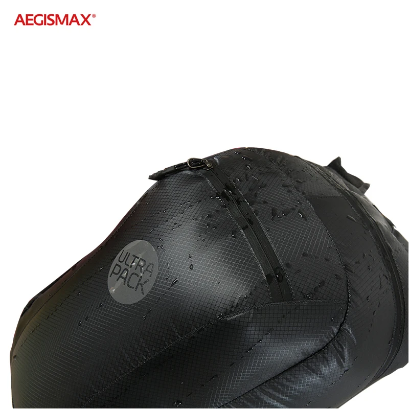 AEGISMAX Dark Gray 18L Outdoor Ultralight Mountaineering Backpack Unisex Portable Travel Hiking Bag